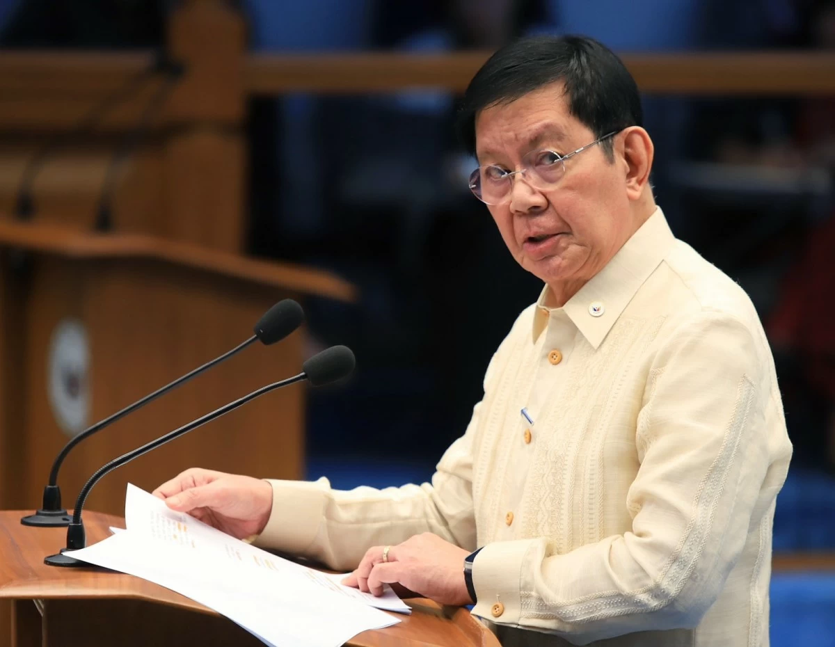 Sen. Panfilo Lacson proposes amendments during the plenary deliberation on the proposed 2026 General Appropriations Bill (GAB) on Tuesday, December 2, 2025. (Senate PRIB photo)