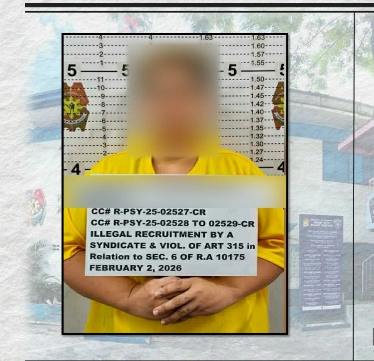 The arrested suspect (Photo from Pasay City Police)