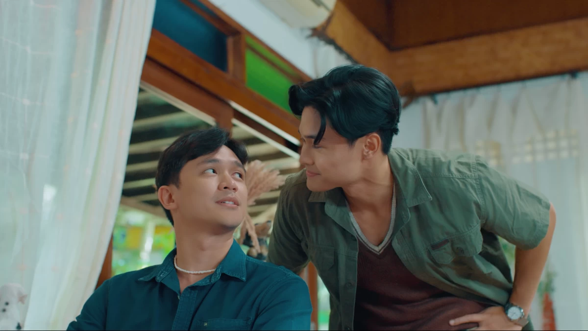 Mikoy Morales, left, as Drew, and Esteban Mara, as Shawn.