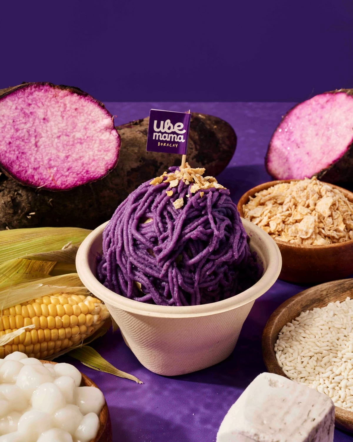 UBE OBSESSION A dessert from Ube Mama, spotlighting the Filipino favorite.