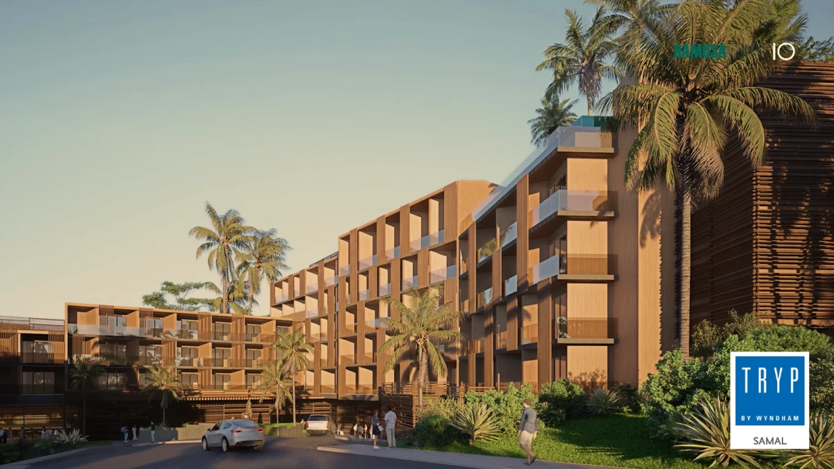 Tryp by Wyndham Samal, the 100-room condotel in Samal Island (Artist's perspective)
