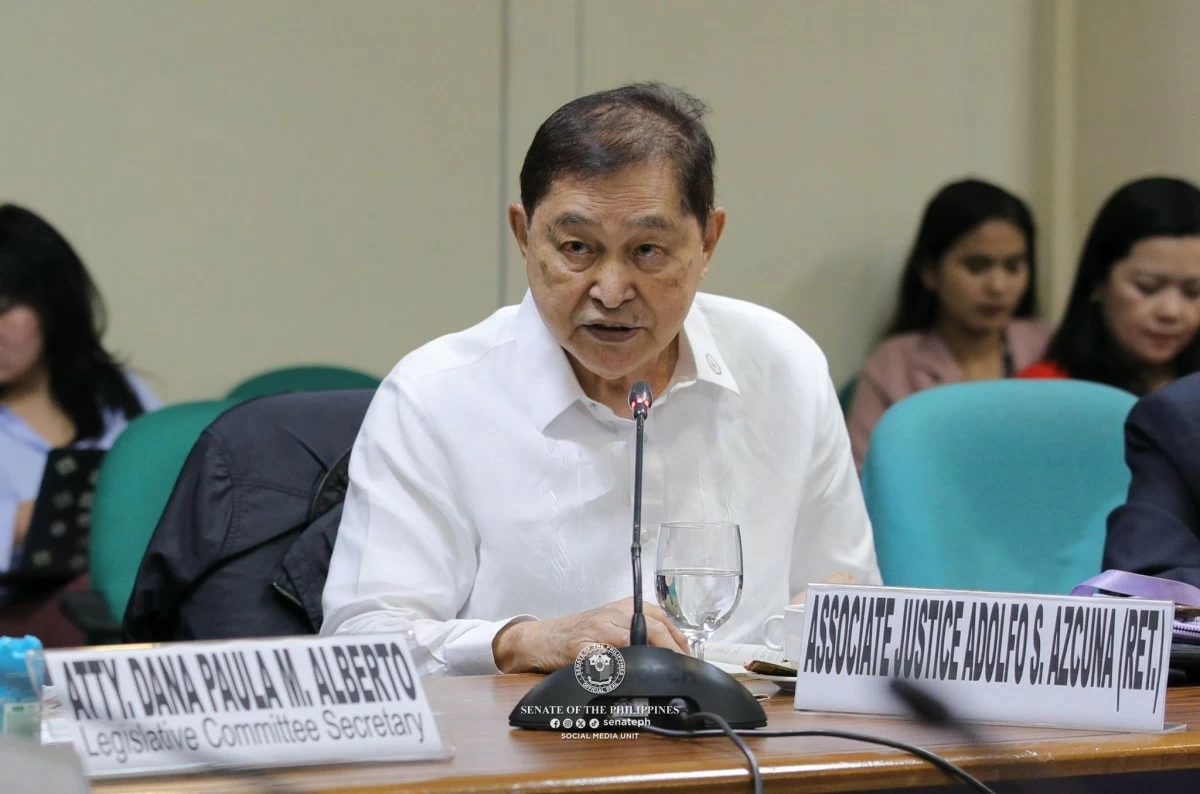 Retired Supreme Court Associate Justice Adolfo Azcuna (Senate PRIB photo)