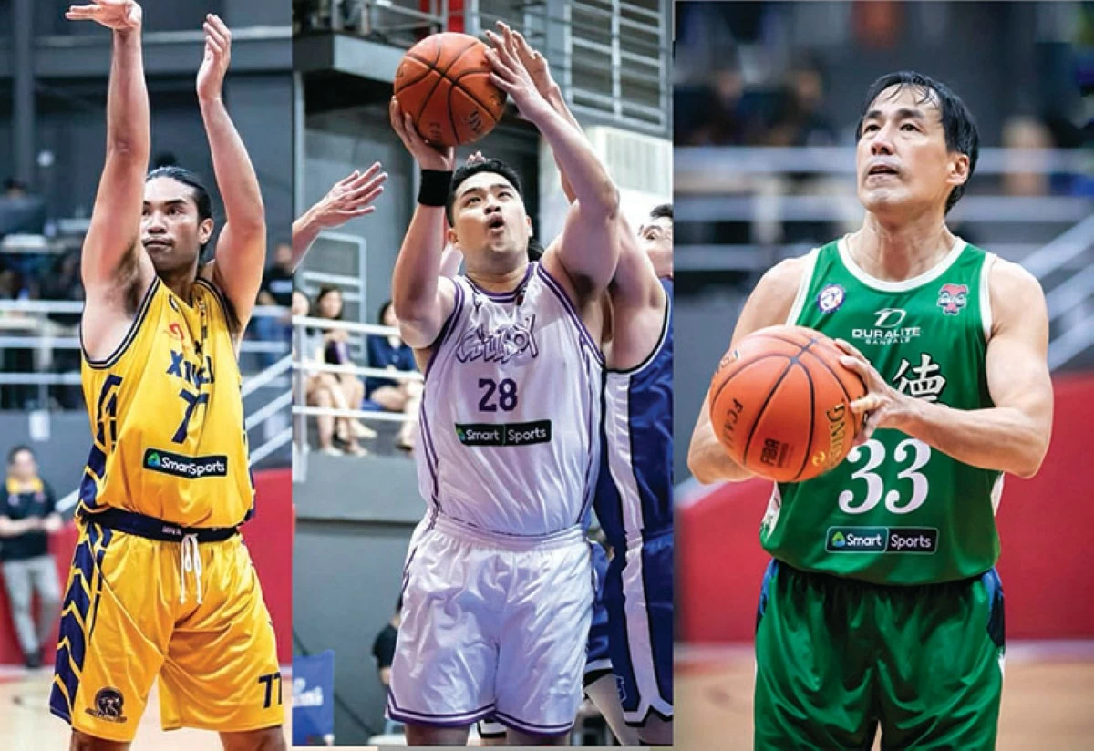 Xavier's Gab Banal, St. Stephen's' Kish Co and Christopher Co of St. Jude shine on opening day of the Smart Sports Fil-Chinese Athletic Association Inc. tournament.