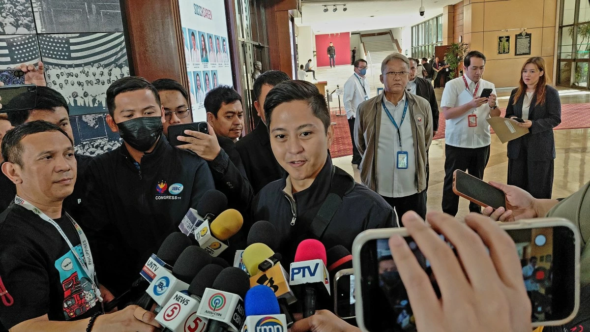 Ilocos Norte 1st district Rep. Sandro Marcos (Ellson Quismorio/ MANILA BULLETIN)