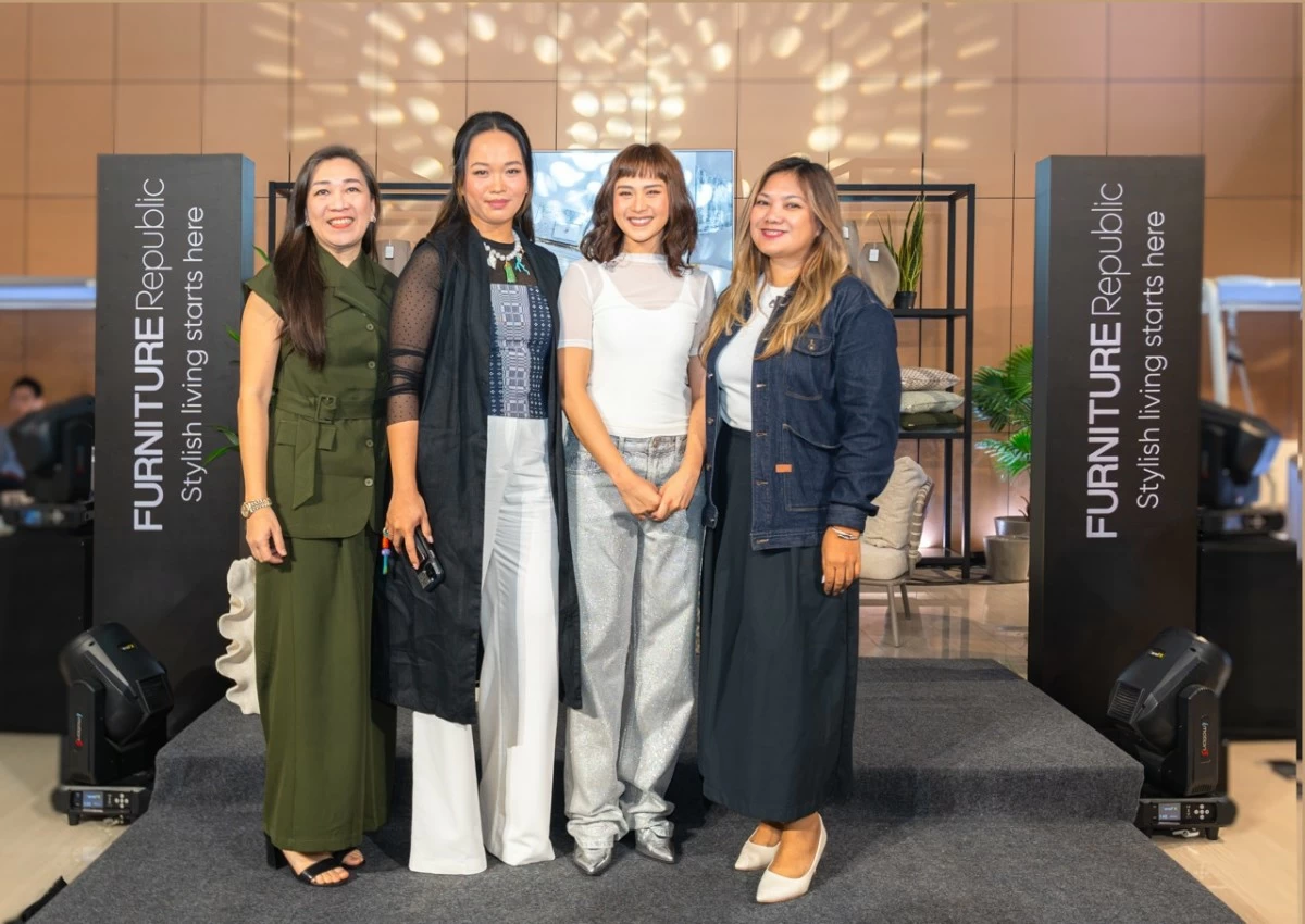VIP guests from the Philippine Institute of Interior Designers (PIID) who share Furniture Republic’s vision of enabling Filipinos to create dream spaces. From left to right, IDr. Ma. Carmen Regala-Lim, PIID national executive director for Professional Practice and Ethics; IDr. Carla Leonor; Sarah Geronimo; and IDr. Katherine Anne Correa.
