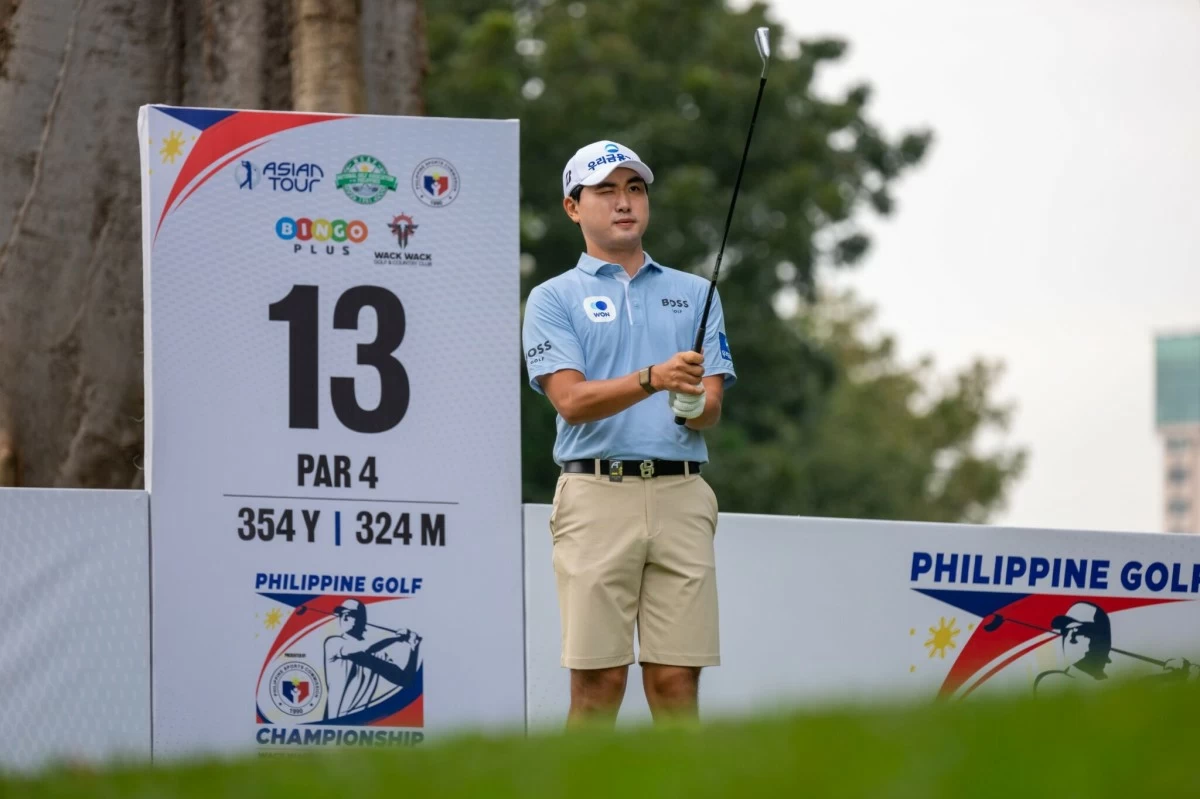 PHILIPPINES: Wooyoung Cho of Korea pictured on Friday, February 6, 2026, during Round Two of the 2026 Philippine Golf Championship at Wack Wack Golf and CC. The US$500,000 event is staged from February 5-8, 2026. Picture by Graham Uden / Asian Tour.
