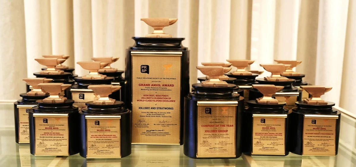 Jollibee named Company of the Year at the 61st Anvil Awards 
