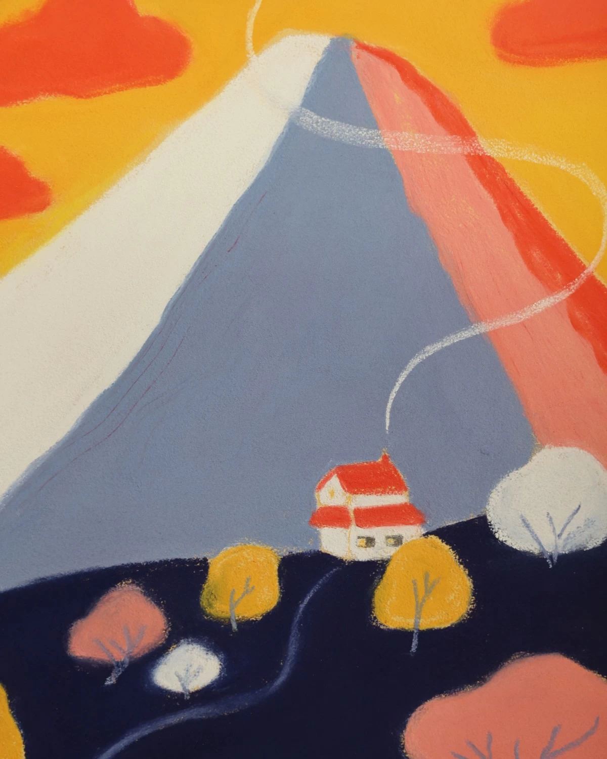 'JOETSU' pastel, 15x12 inches