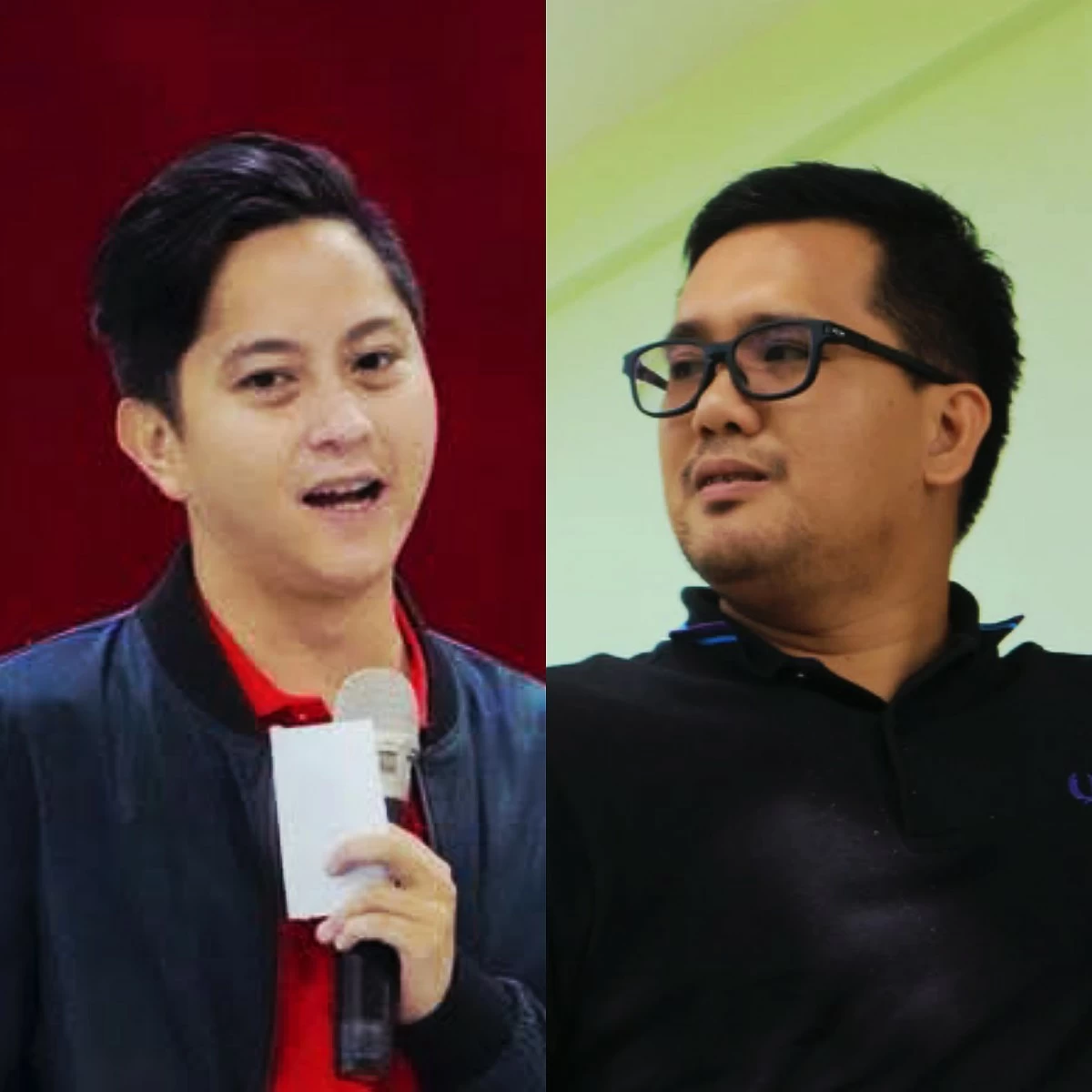 Ilocos Norte 1st district Rep. Sandro Marcos (left), Palawan 3rd district Rep. Gil "KABARANGAYJR” Acosta (Facebook)
