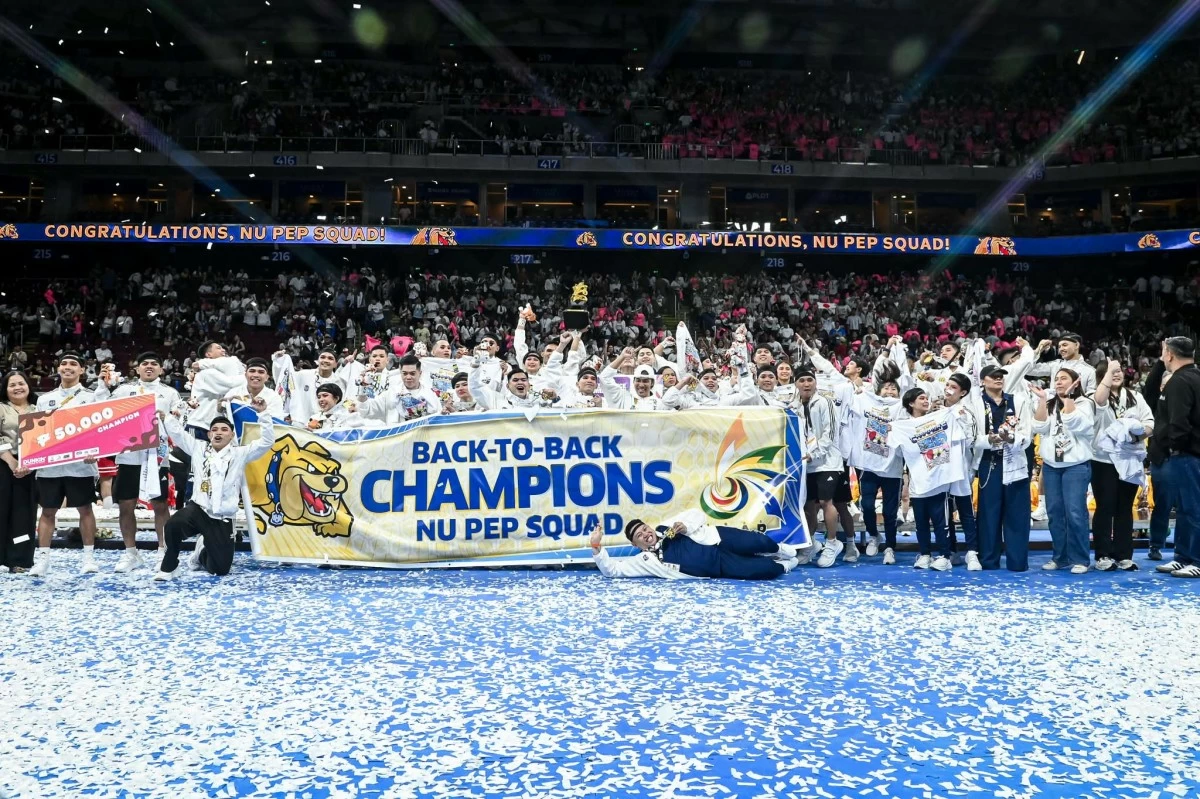 The NU Pep Squad delivers a championship performance at the UAAP Cheerdance Competition, continuing the university’s legacy of excellence and discipline

