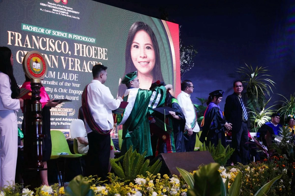 The author during her graduation day, the start of her professional journey. 