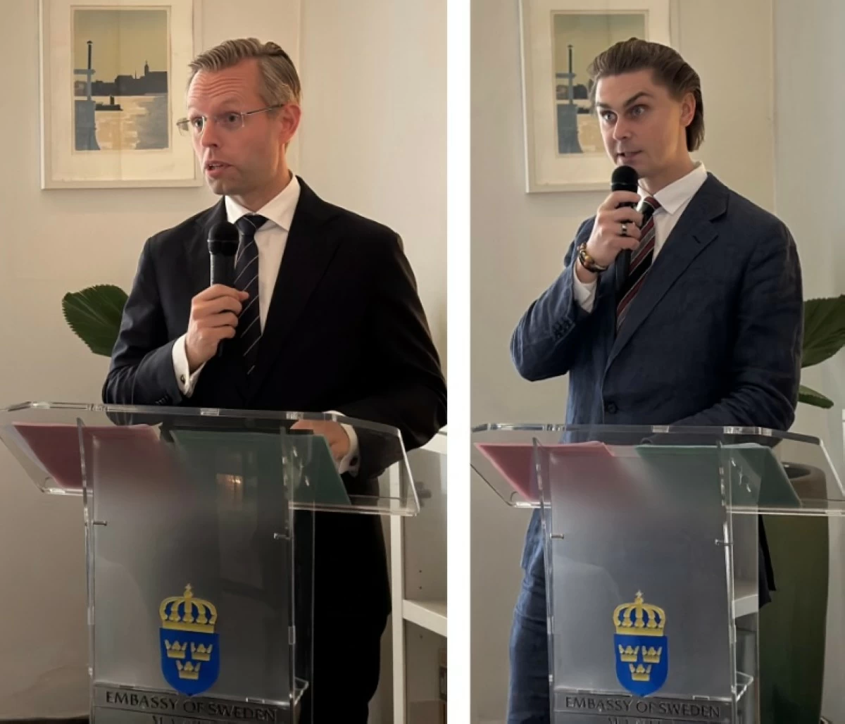 Emil Akander, Vice President for Asia Pacific, Business Sweden; Johan Lennefalk, Trade Commissioner to the Philippines

