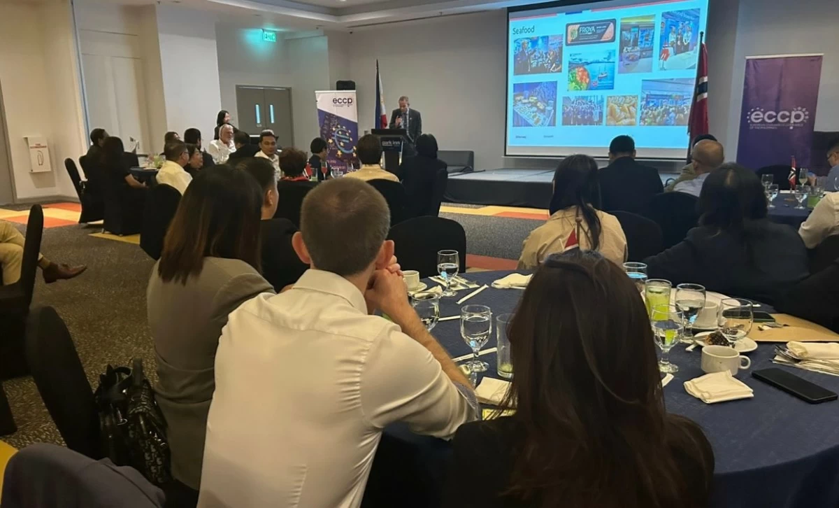 Ambassador Christian Lyster speaks at the Norway–Philippines Business Forum, highlighting opportunities to expand trade and investment in Western Visayas
