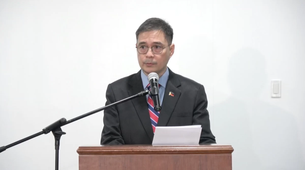 Deputy Assistant Secretary Rogelio Villanueva, Department of Foreign Affairs spokesman for Maritime Affairs