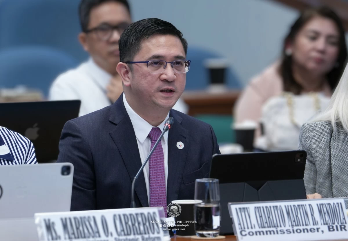 Bureau of Internal Revenue (BIR) Commissioner Atty. Charlito Mendoza (Senate of the Philippines)