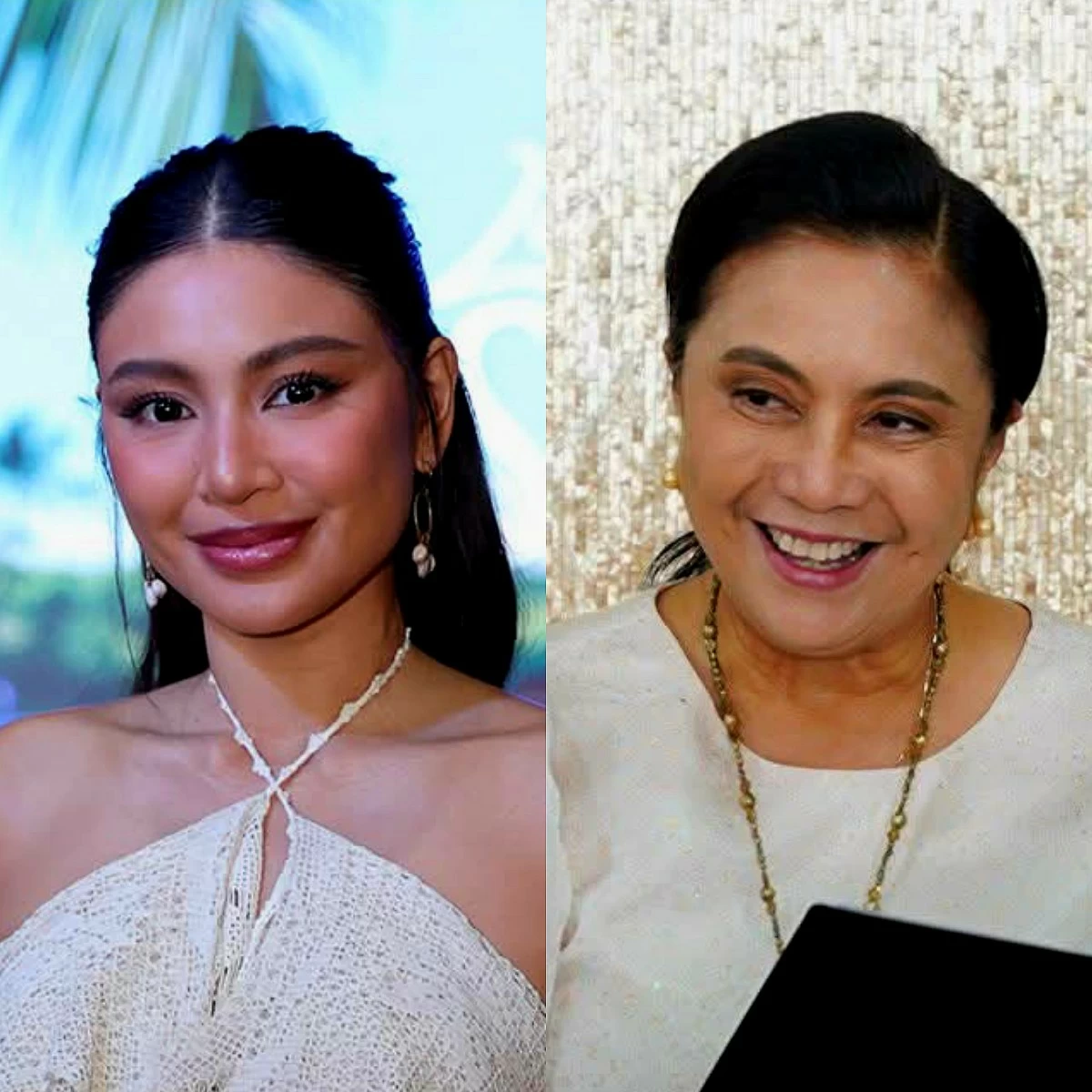 Nadine Lustre (left), Naga City Mayor Leni Robredo (Viu Philippines Facebook, Leni Robredo Facebook)