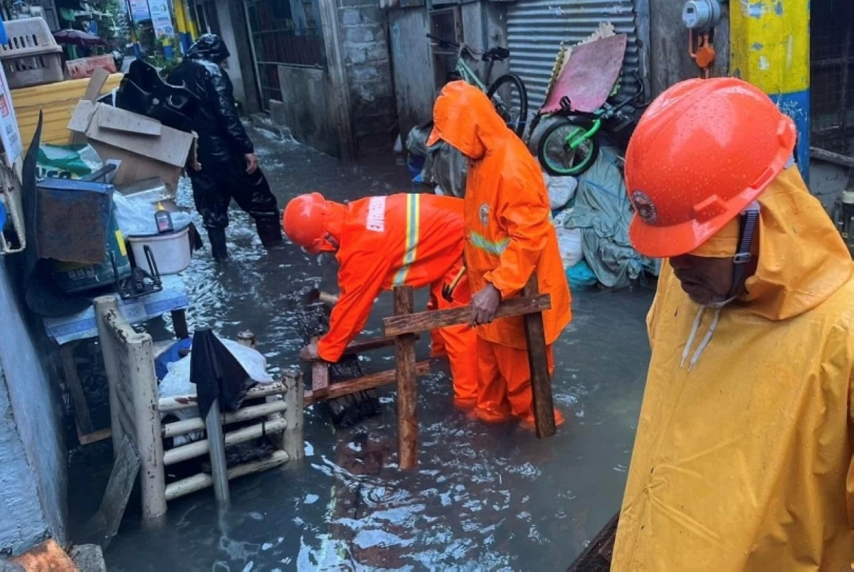 A flooded area in Muntinlupa in July last year (Photo from the Muntinlupa City government) 