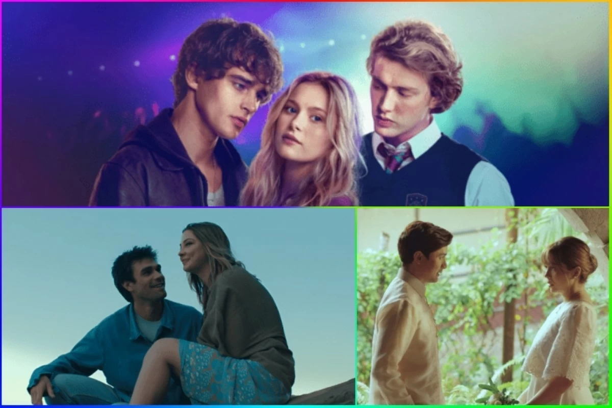 (Clockwise from top) "Love Me Love Me," "Five Breakups and a Romance" and "The Map That Leads to You" (Prime Video) 