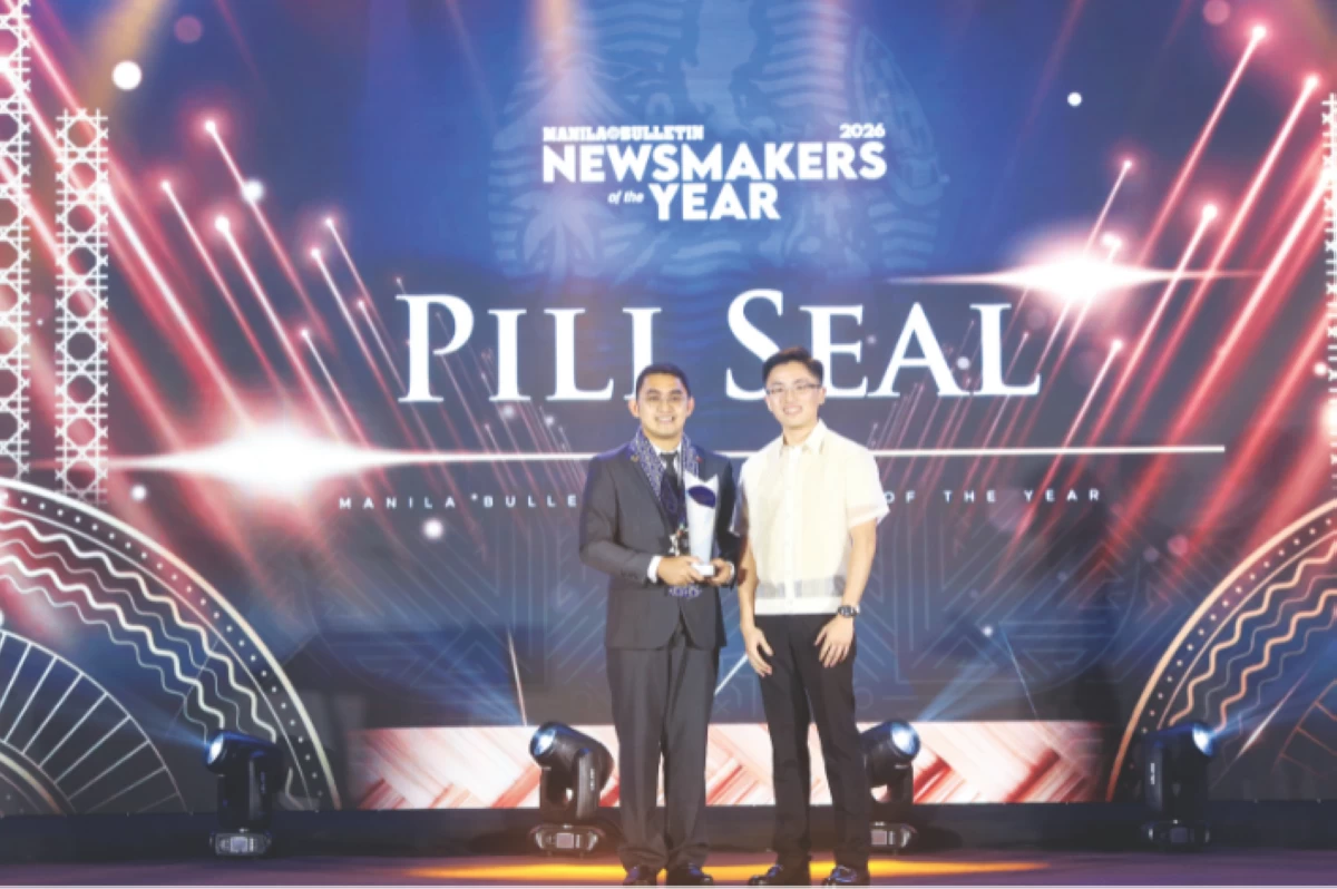 Pili Seal inventor Engr. Mark Kennedy Bantugon and Jordan Tan