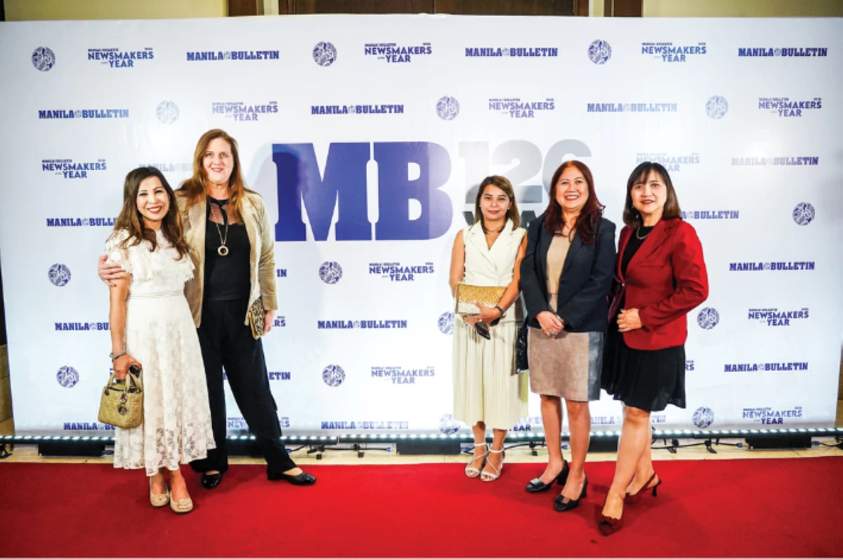 The Manila Times President and COO Blanca Mercado, H.E. Amb. Dana Kursh of the Embassy of Israel, Embassy of Israel Press Officer Rosemarie Chavez, The Manila Times CEO Anna Marie Ang Thompson, and Vice President for Sales and Marketing Roda Alonzo-Zabat