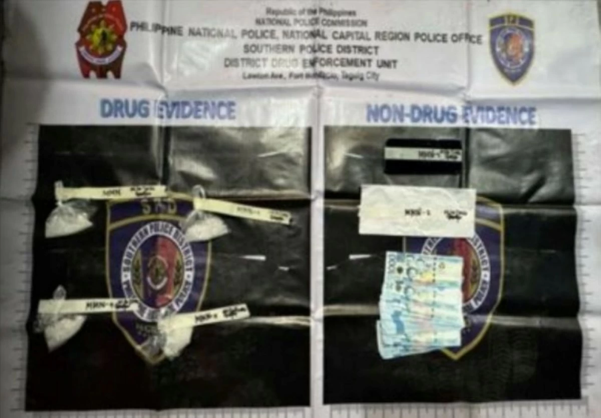 The shabu seized from the suspects in Taguig (Photo from SPD) 
