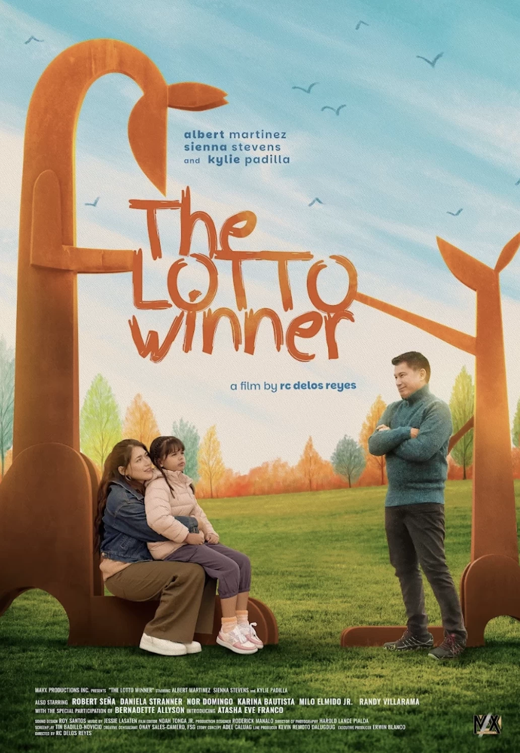 The official film poster of 'The Lotto Winner'