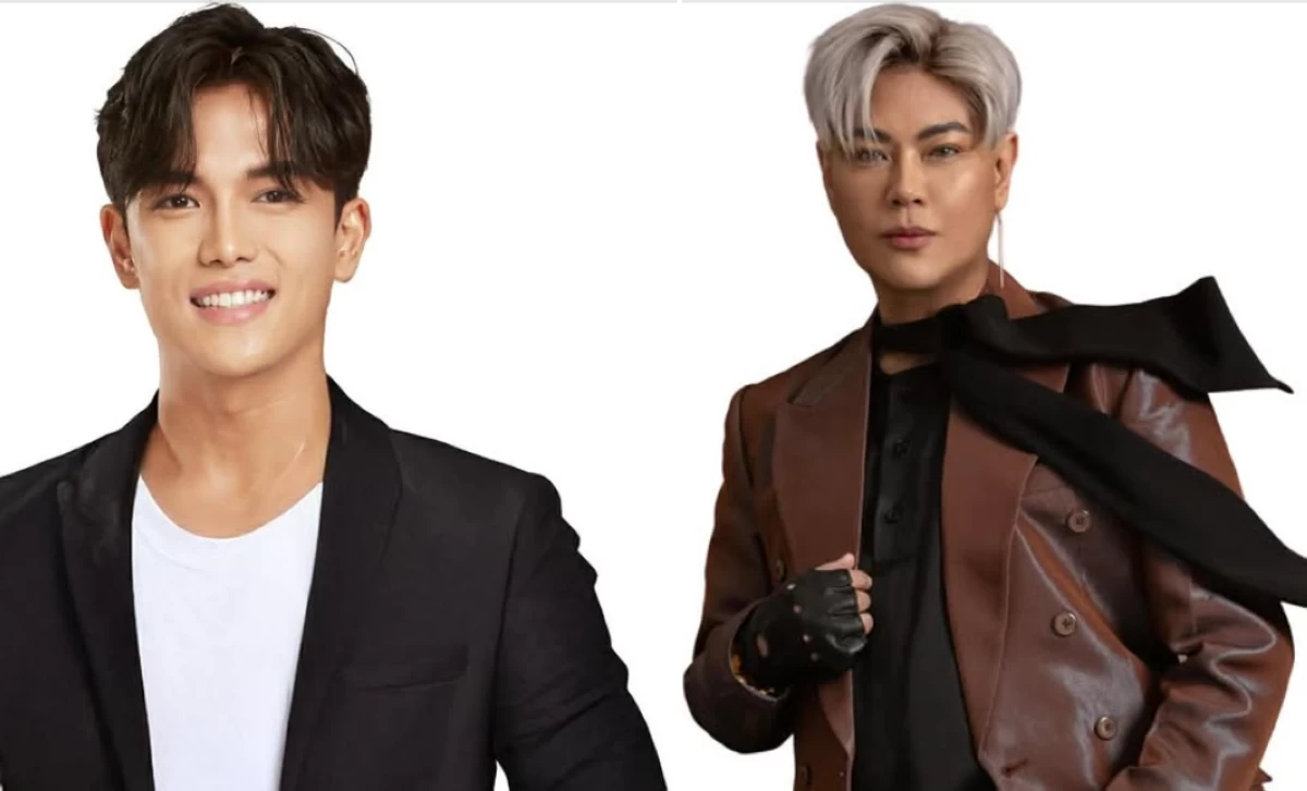 Sam Verzosa (left) and RS Francisco