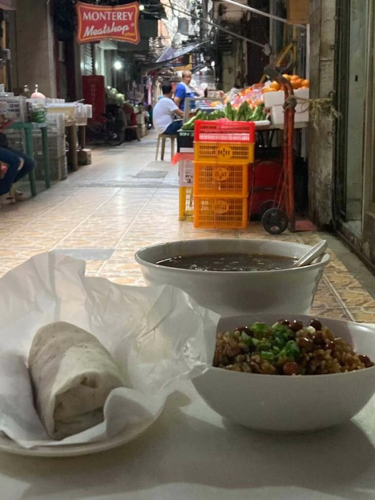 TASTY TREATS Fresh Lumpia, Kiampong Rice, and Pork Maki Soup