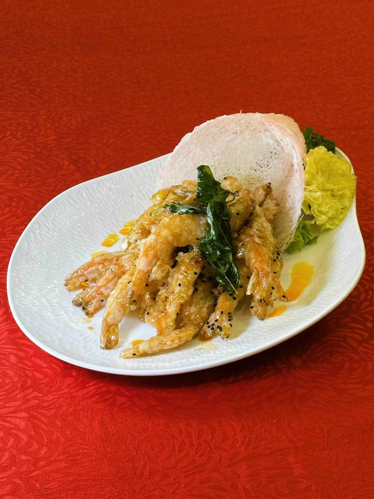 Superior Egg Fuyong in Crispy Cup, Deep-Fried Suahe Beijing Style