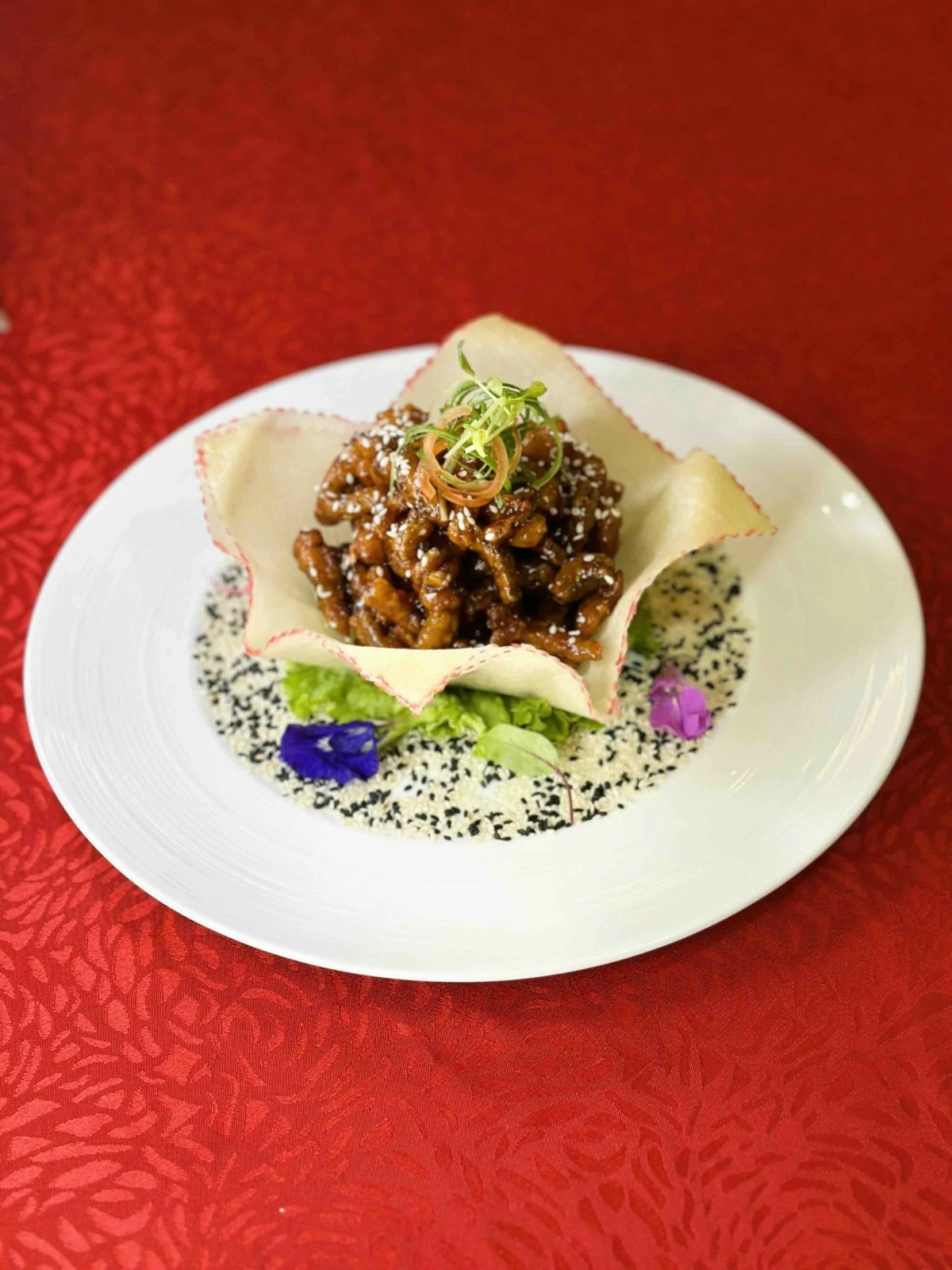 Crispy Fried Shredded Eel with Homemade Sesame Seed Sauce