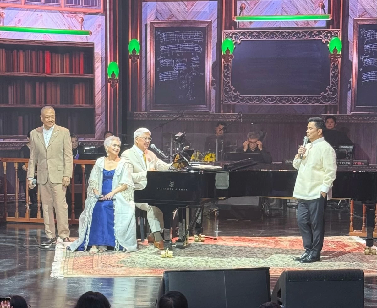 From left: Basil Valdez, Celeste Legaspi, Ryan Sayabyab, and Ogie Alcasid