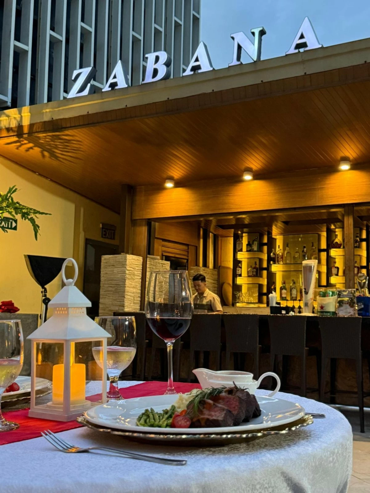 Valentine's Dinner at Zabana Bar