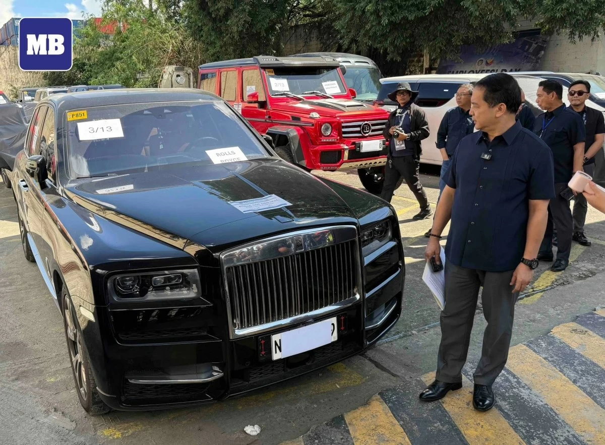 Bureau of Customs Commissioner Ariel F. Nepomuceno presents to the media the 13 luxury vehicles linked to the Discaya family at the BOC Port of Manila on Wednesday, Oct. 1, as part of the agency’s intensified crackdown on smuggling.

The vehicles, which include Rolls-Royce, Bentley, Cadillac, and Mercedes-Benz units, were discovered during a search operation at the premises of St. Gerrard Construction General Contractor & Development Corp. in Pasig City.
