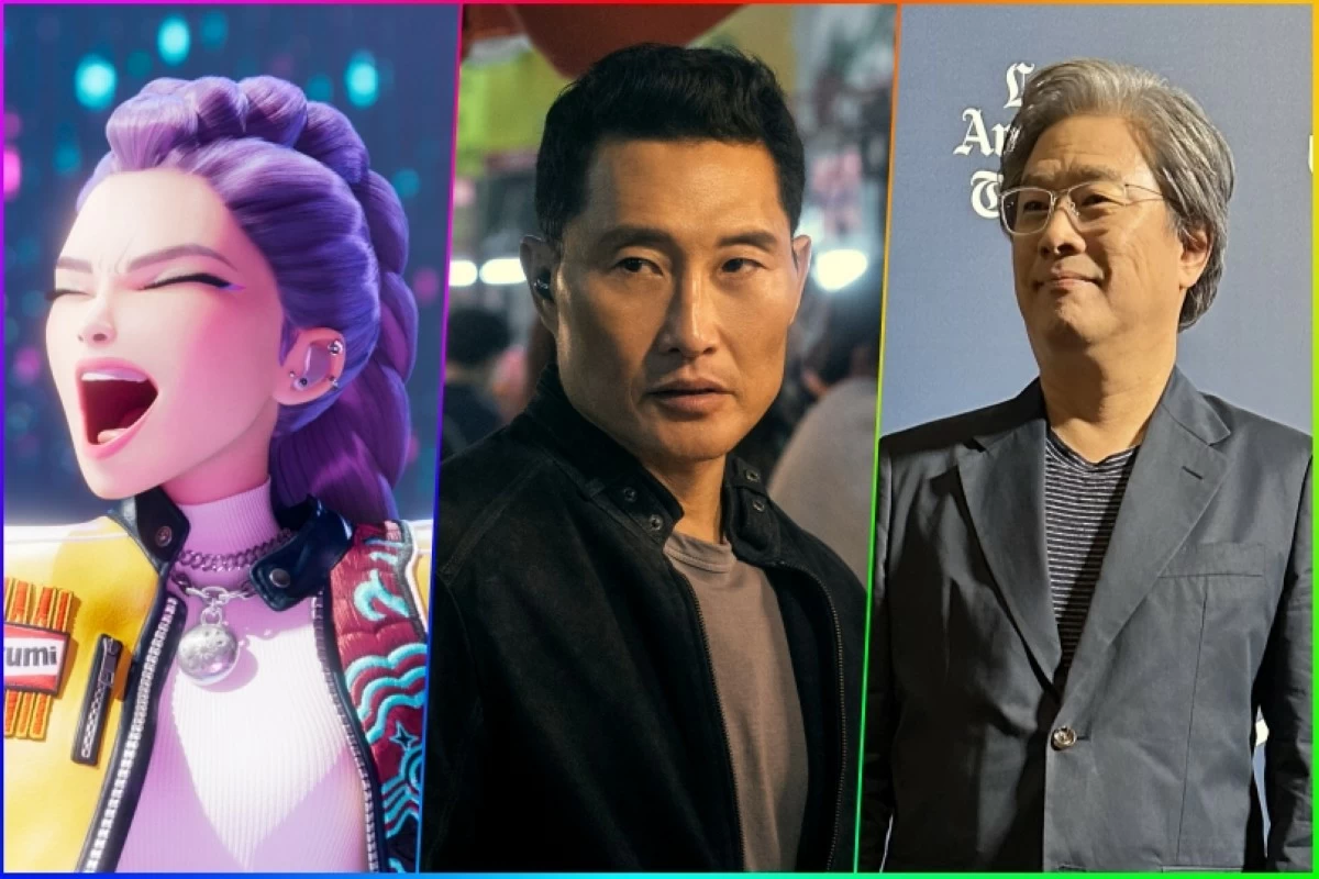 (Clockwise from left) "KPop Demon Hunters," Daniel Dae Kim and Park Chan-wook (Netflix, Prime Video, CJ ENM Movie) 