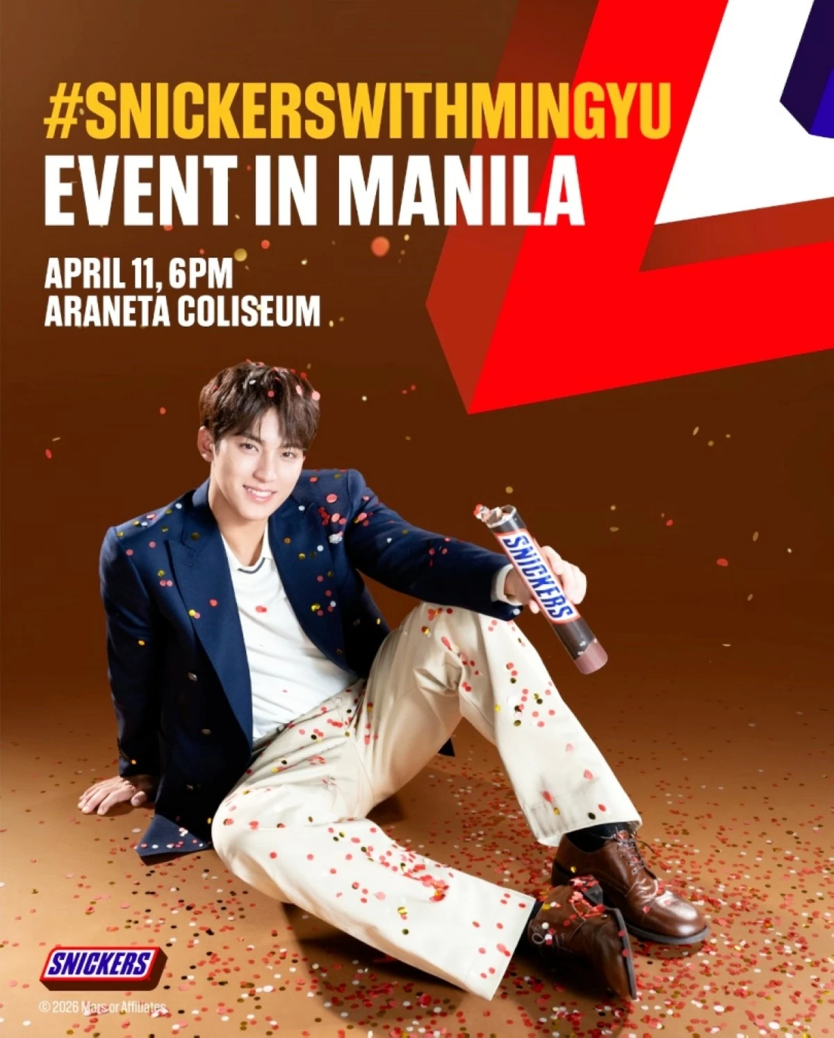 #SNICKERSwithMINGYU (Photo from Snickers Philippines on Facebook) 