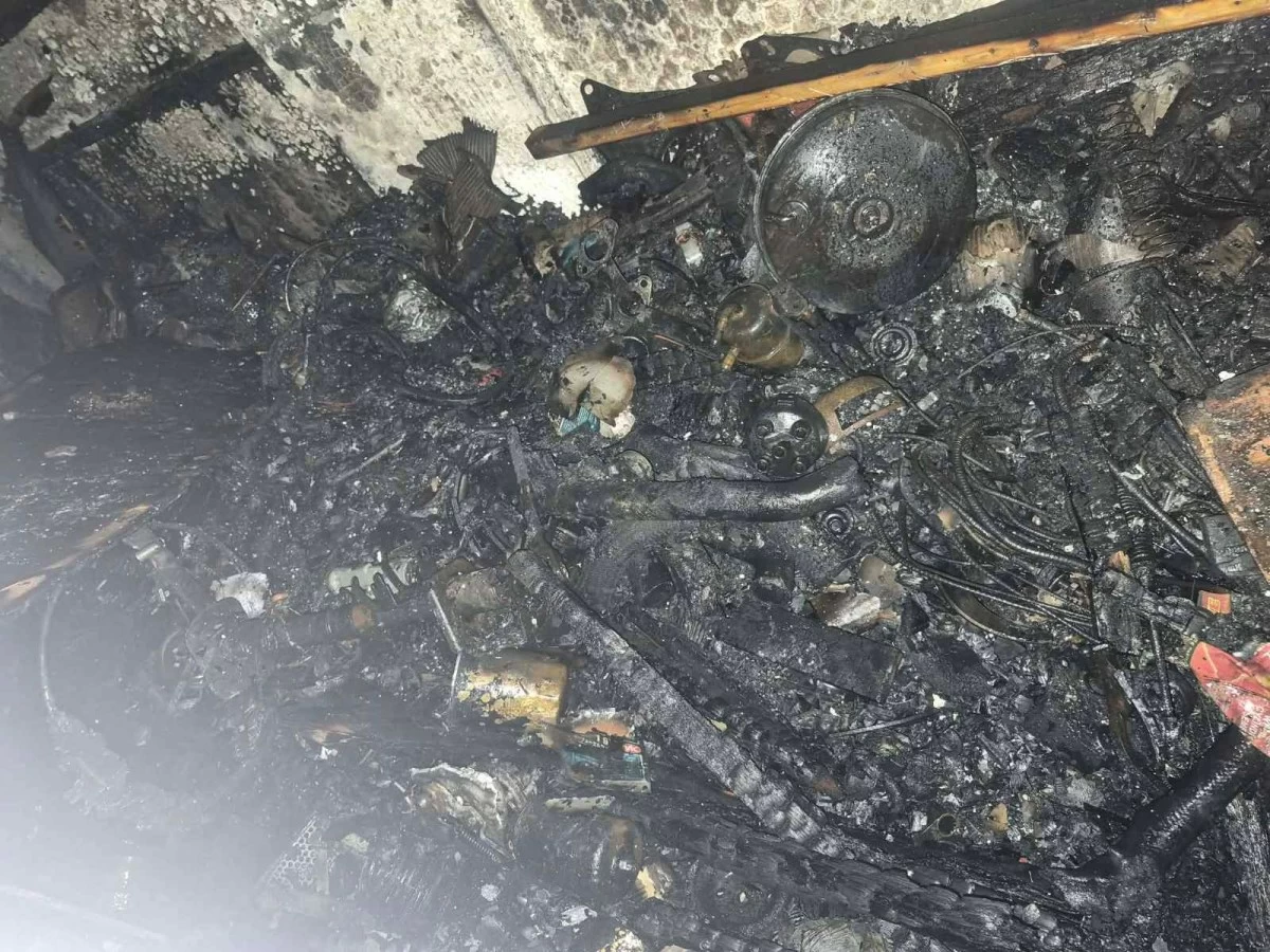 Auto parts, accessories, and others destroyed by fire (Photo from Parañaque BFP) 