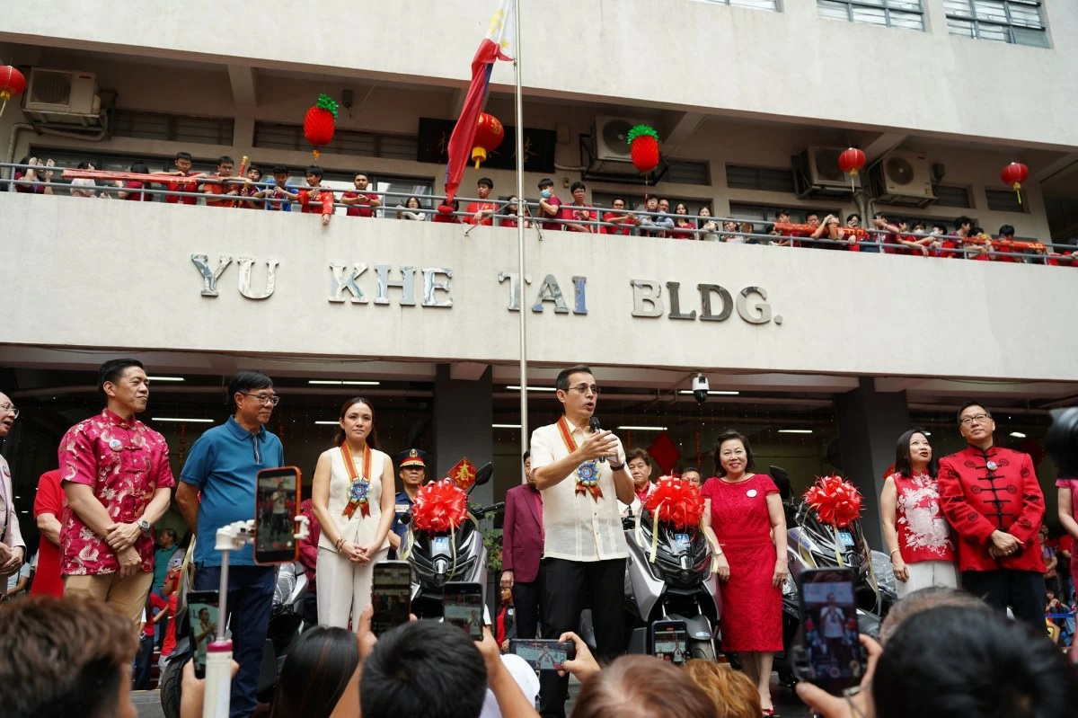 Chiang Kai Shek College donates 20 motorcycles to boost Manila police mobility