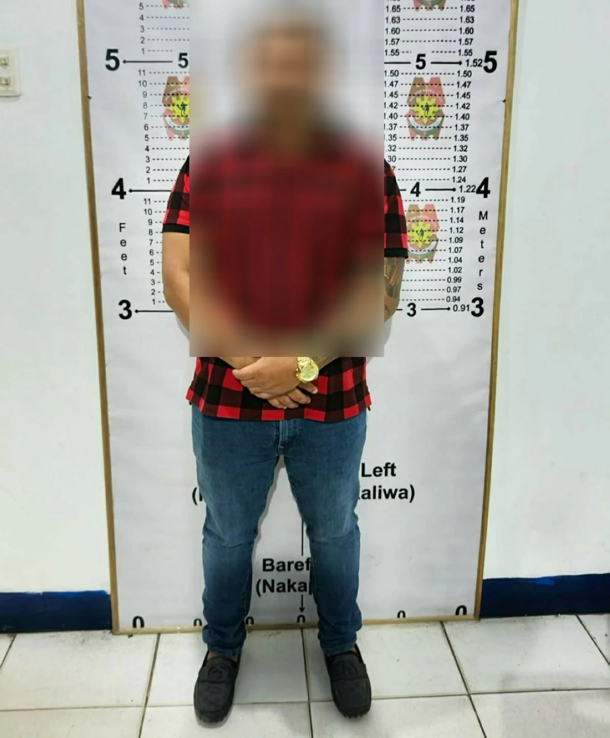 A 43-year-old American was arrested for allegedly sexually abusing his Filipina lover in a hotel in Cebu City. (Contributed photo)