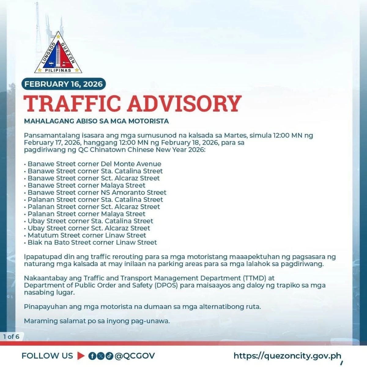 (QC government facebook page)