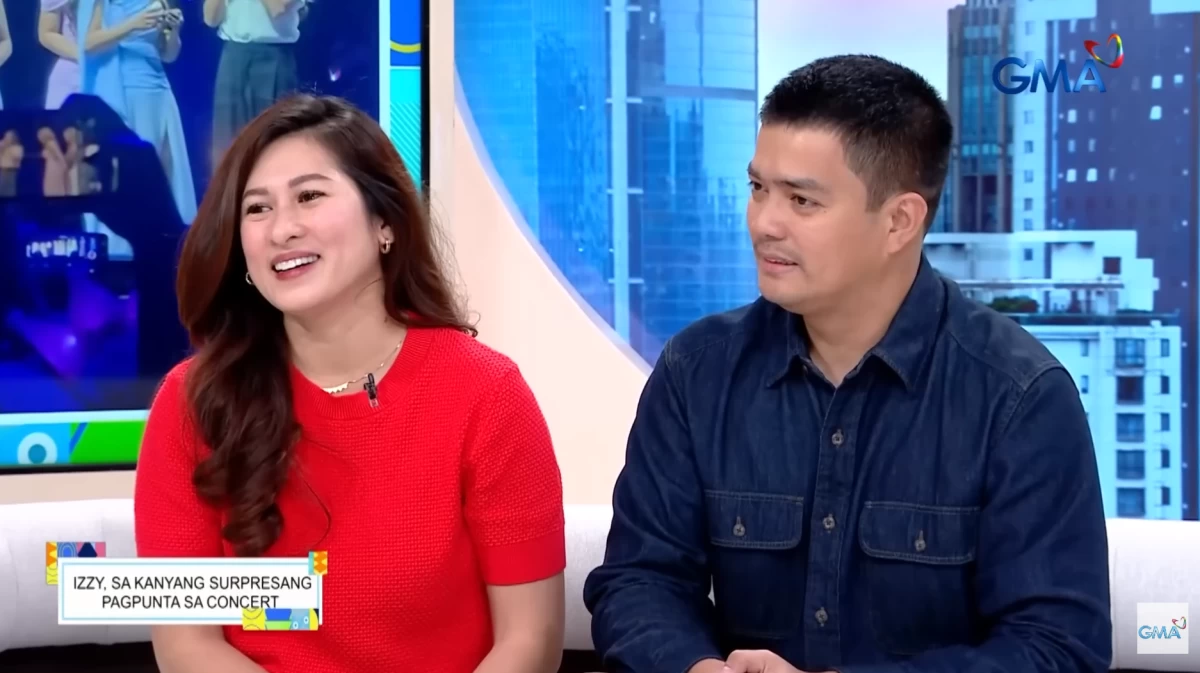 Former SexBomb Girl Izzy Trazona and Alvin Aragon (YouTube)