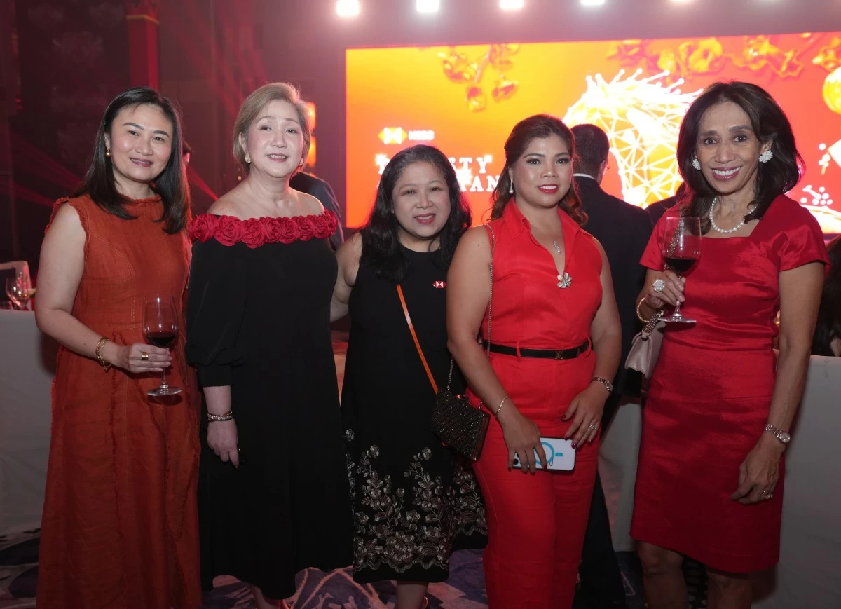 Joanne Veloso, Jo Ann Camacho, Anya Katigbak-Cajucom, Marita Beddow, and Catherine Nelson
