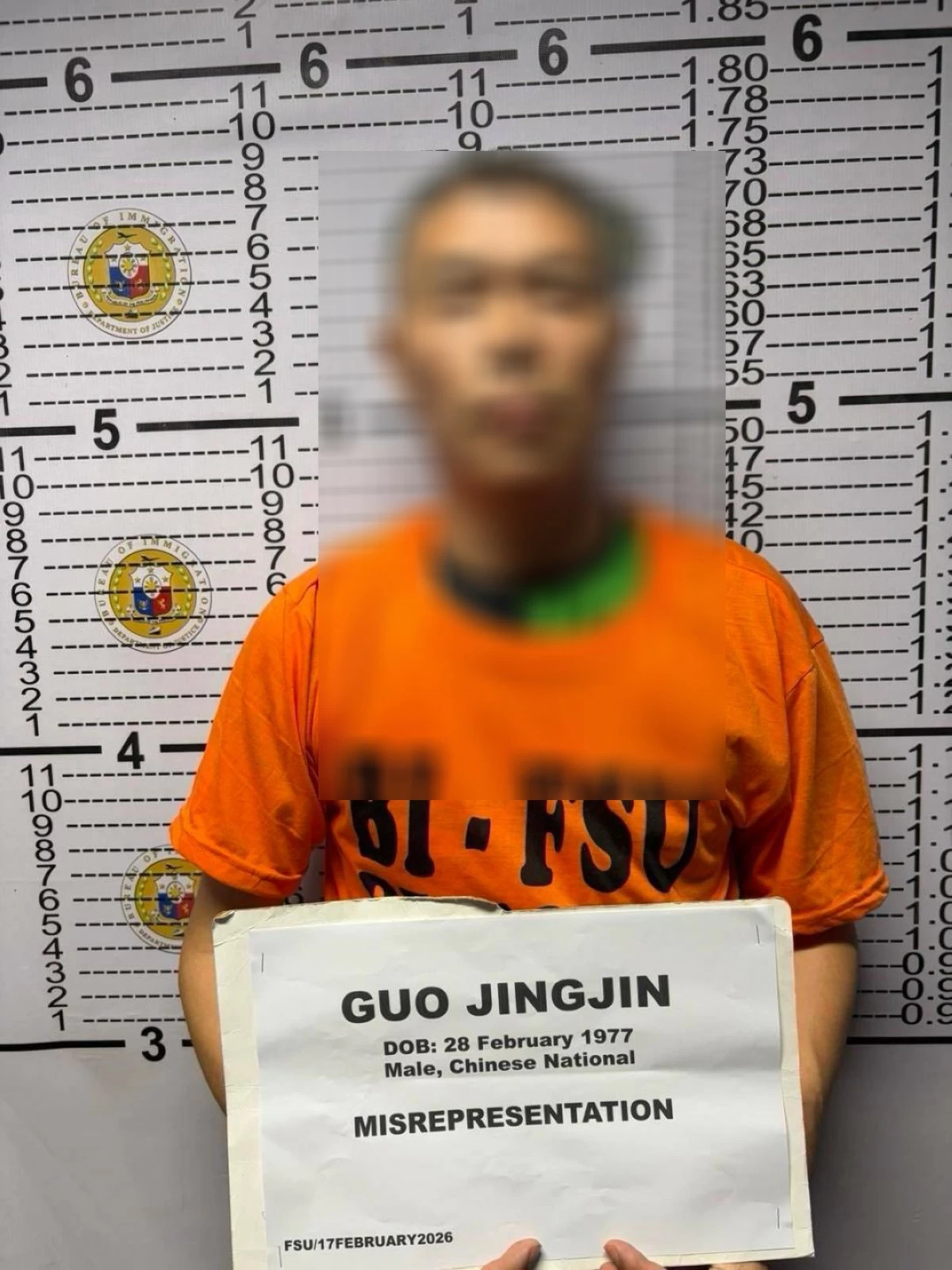 Foreign national held for violating PH immigration laws