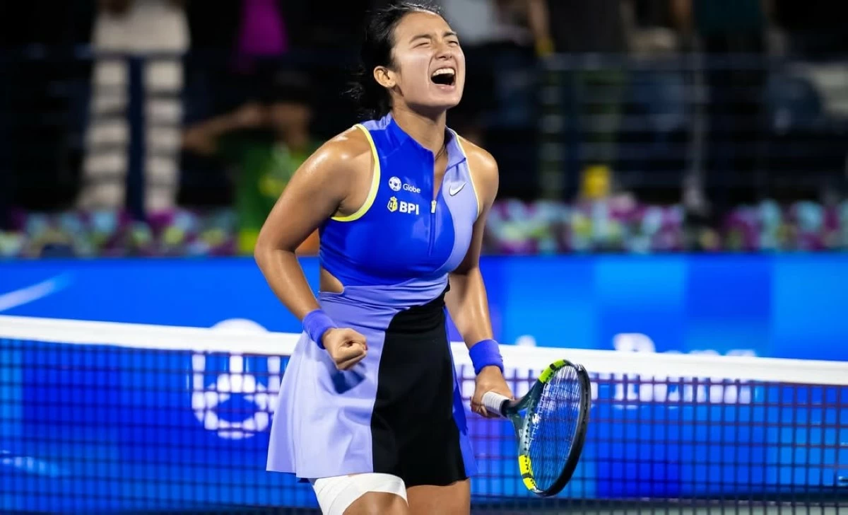 Alex Eala roars past Romania's Sorana Cirstea in the round of 16. (Photo from Eala's Instagram)