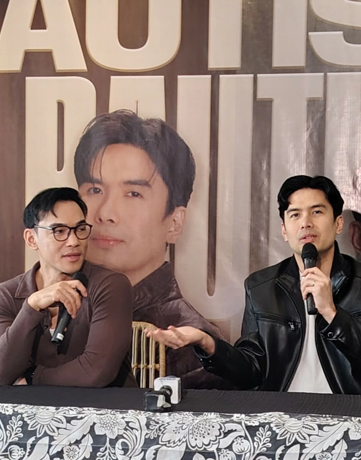 Mark (left) and Christian