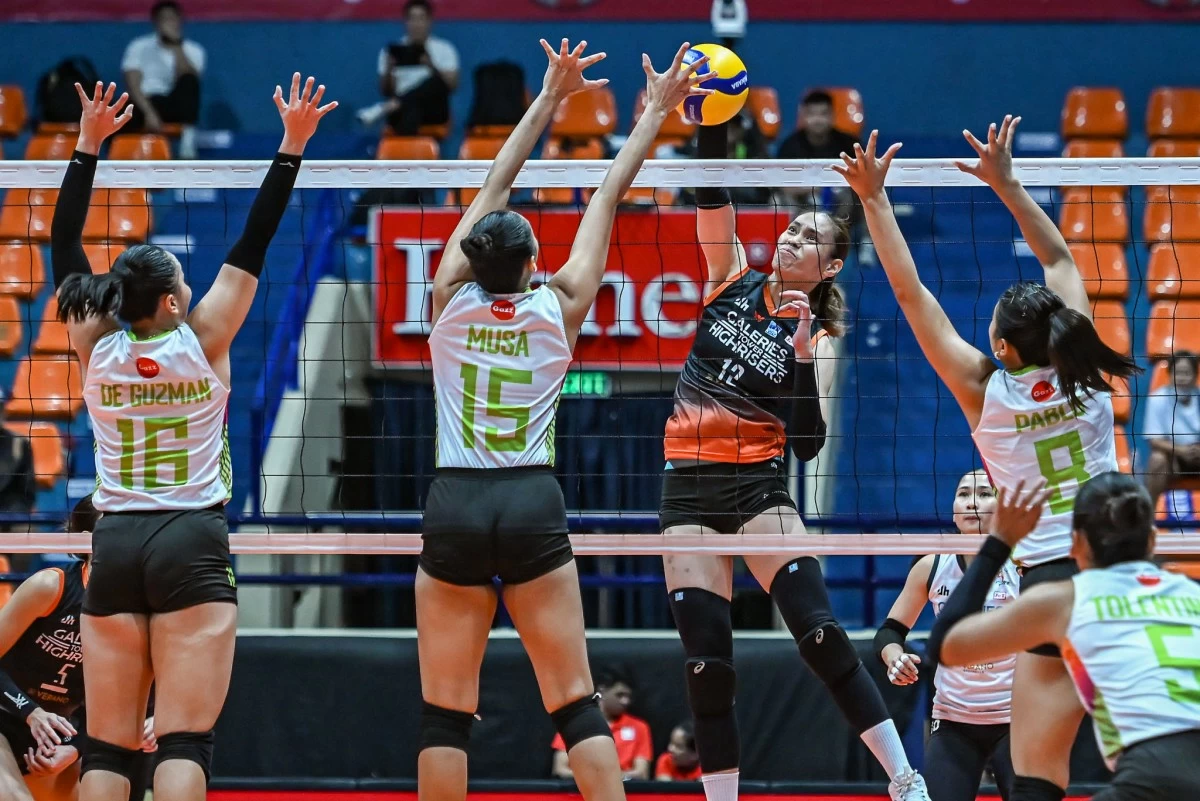 Roselle Baliton banners Galeries Tower. (PVL Images)