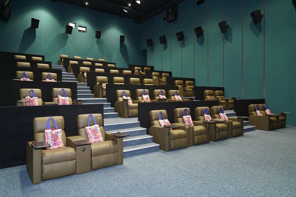 One of the new Directors Club cinemas at SM City San Lazaro.