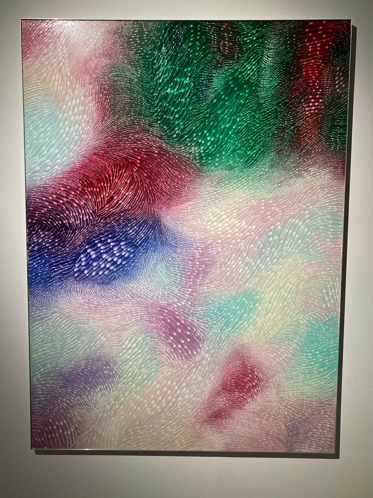 'SWEEPING' oil on dibond, 2021