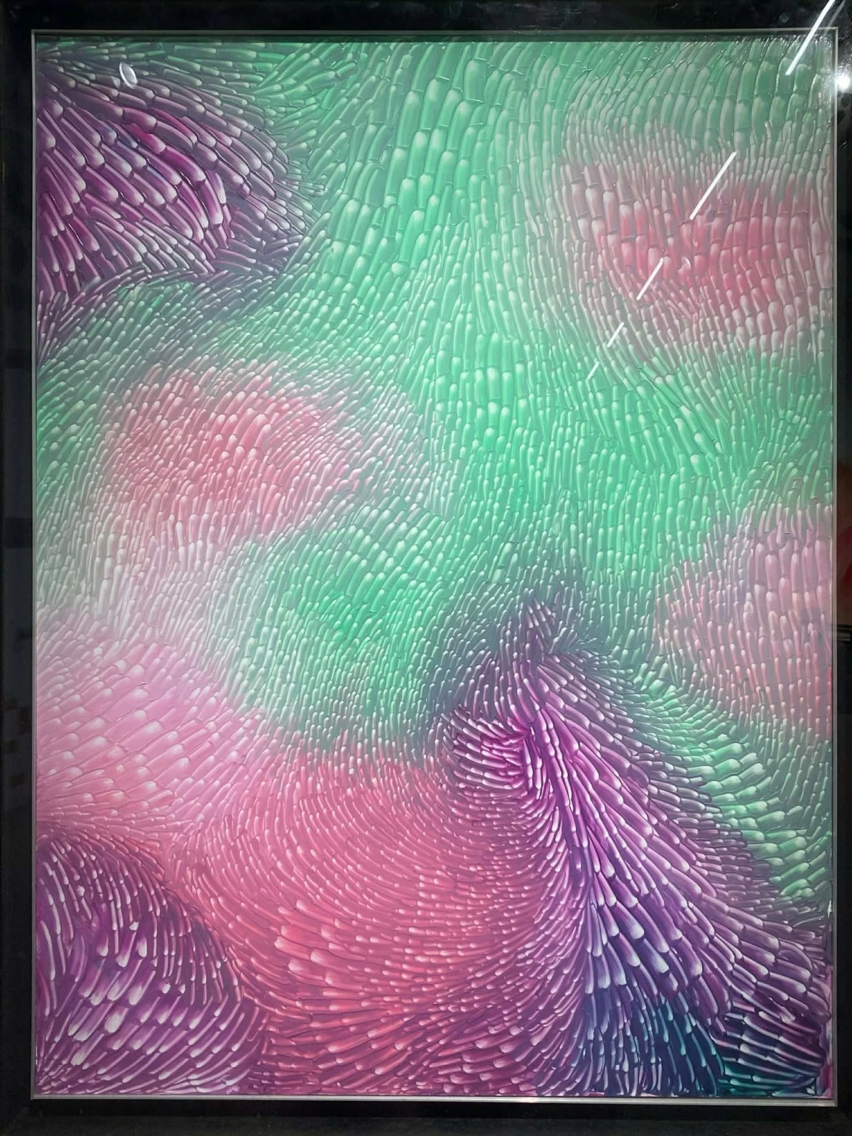 'EX SUPRA' oil on dibond, 2020