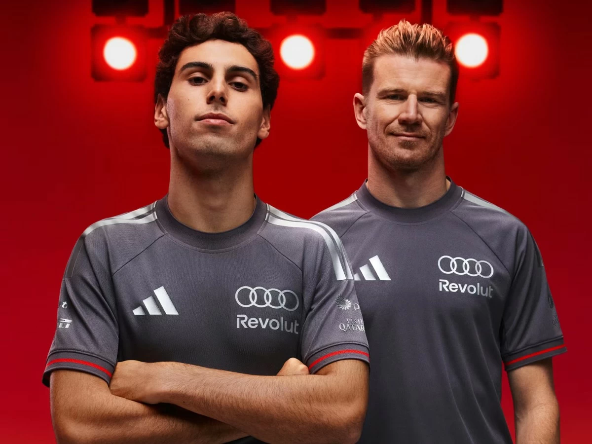 Audi F1 Team drivers, Gabriel Bortoleto and Nico Hülkenberg.