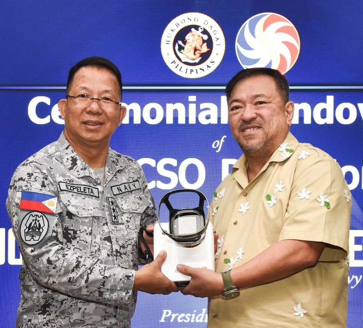 PCSO turns over 5 ultra-portable AI X-ray units to Philippine Navy